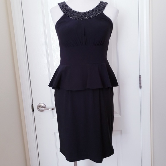 jackie jon new York Dresses & Skirts - Jackie|Jon peplum beaded dress